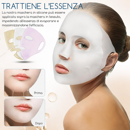 Maschera in tessuto idratante