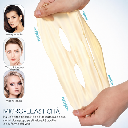 Maschera in tessuto idratante
