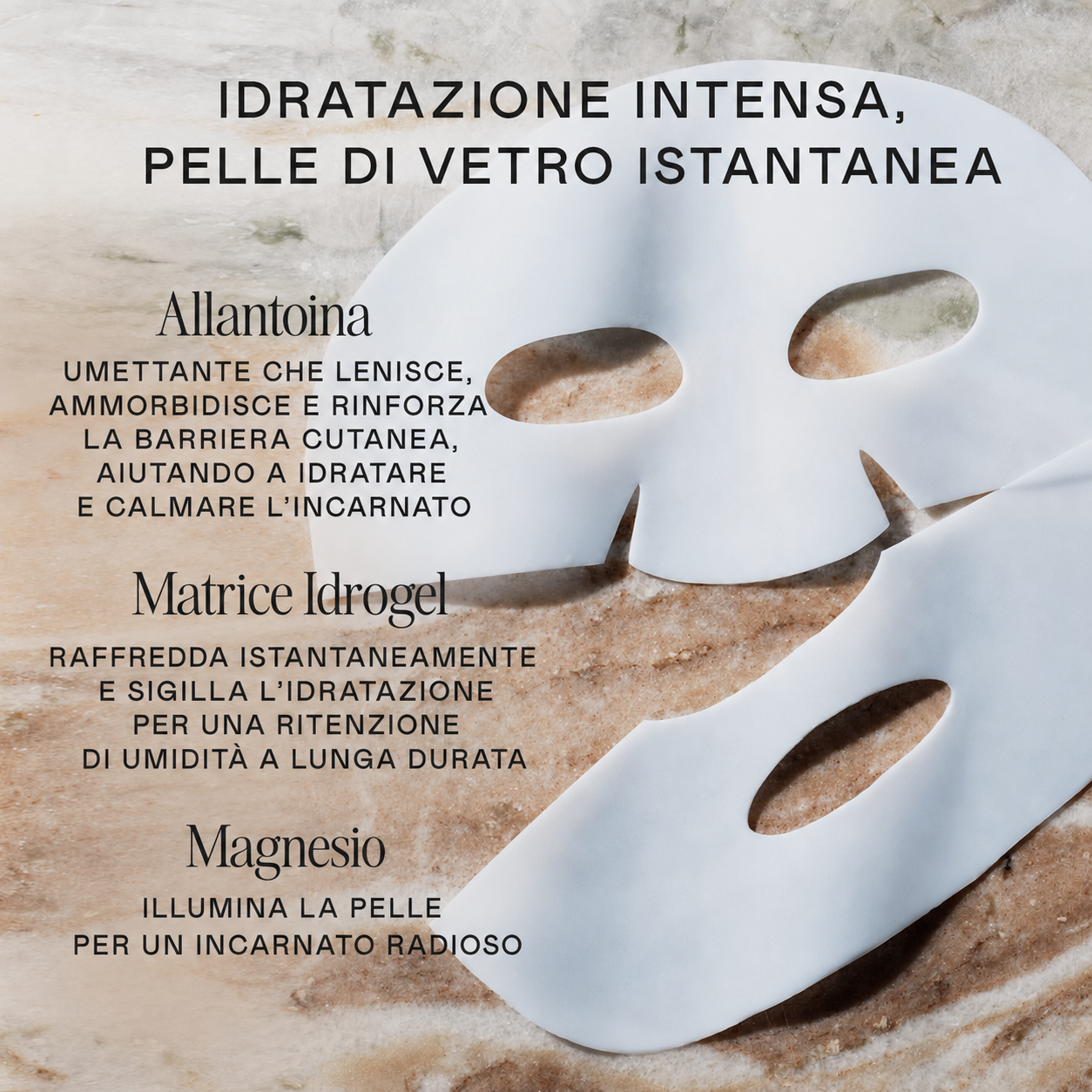 Power Mask - Maschera coreana in tessuto effetto Glass Skin