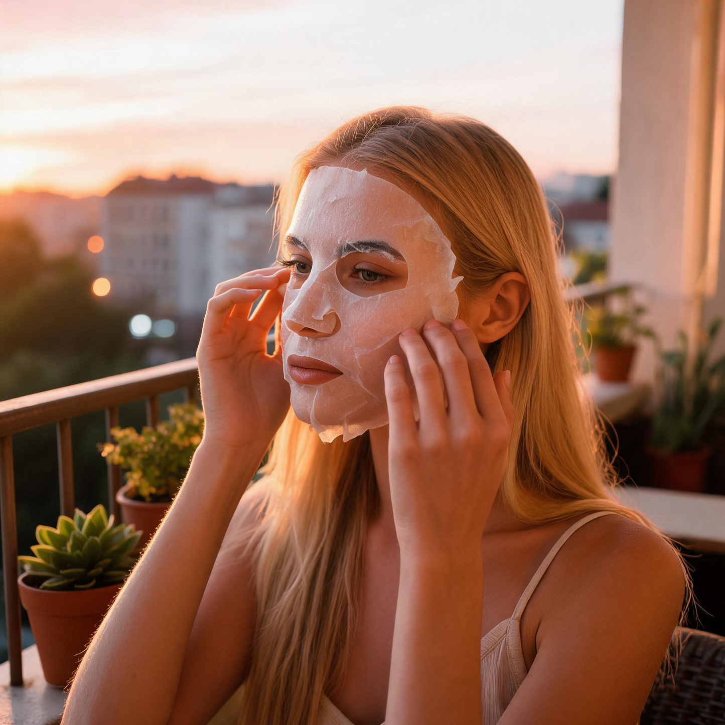 Maschera in tessuto anti-età rigenerante al retinolo