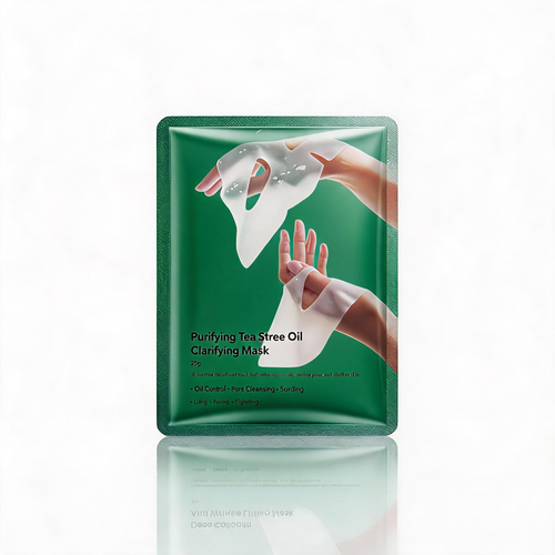 Maschera in tessuto purificante e riequilibrante al tea tree oil