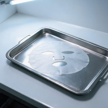 Maschera in tessuto illuminante alla vitamina C